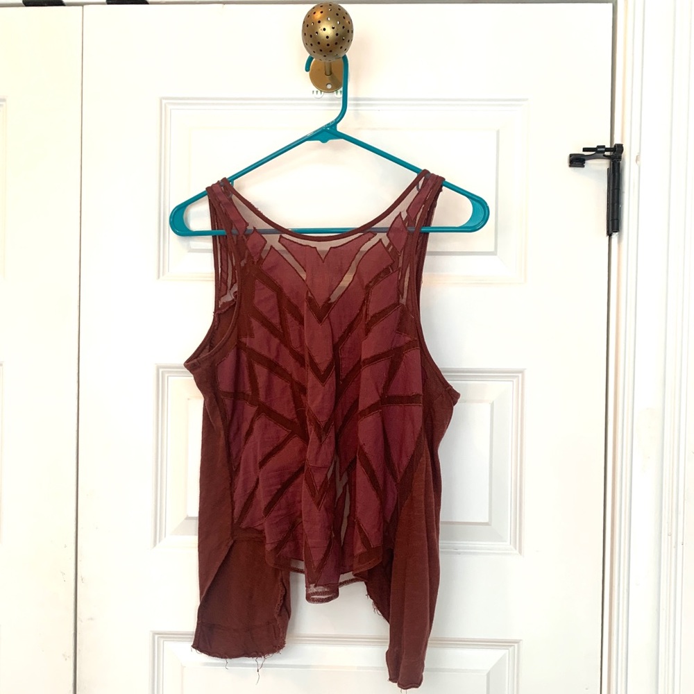 Free People Aztec Open Back Top